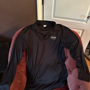 Mens Geek Squad Employee Uniform Longsleeve Polo Shirt Size. XL